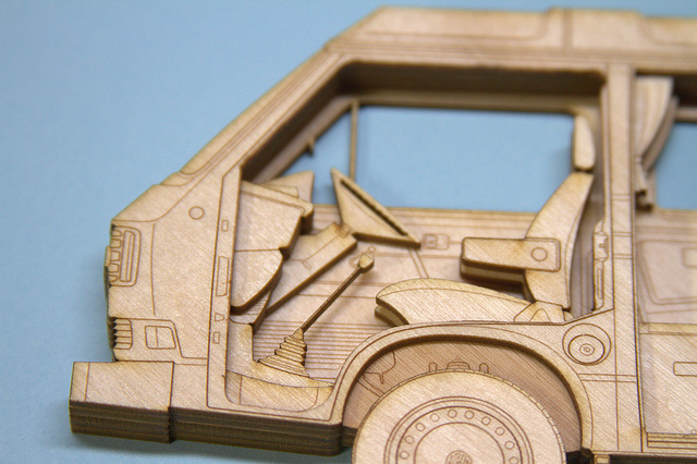 Laser-Cut VW Vanagon